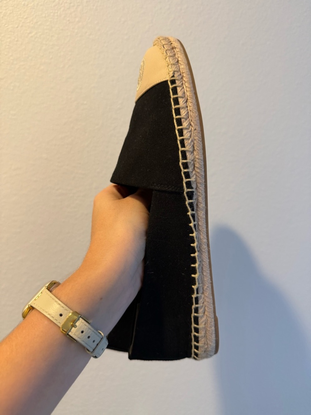 Tory Burch Size 10 Colorblock Flat Espadrilles - Picture 4 of 5